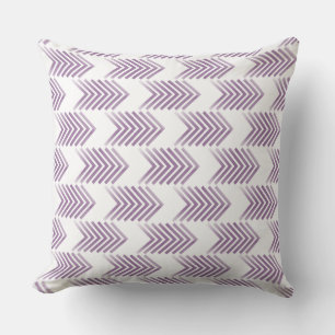 Coussin Motif de flèche Tribal Violet