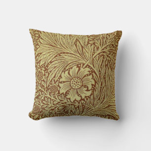 Coussin Motif de fleur antique de souci de William Morris