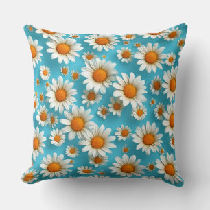 Coussin Motif de fleur de marguerite