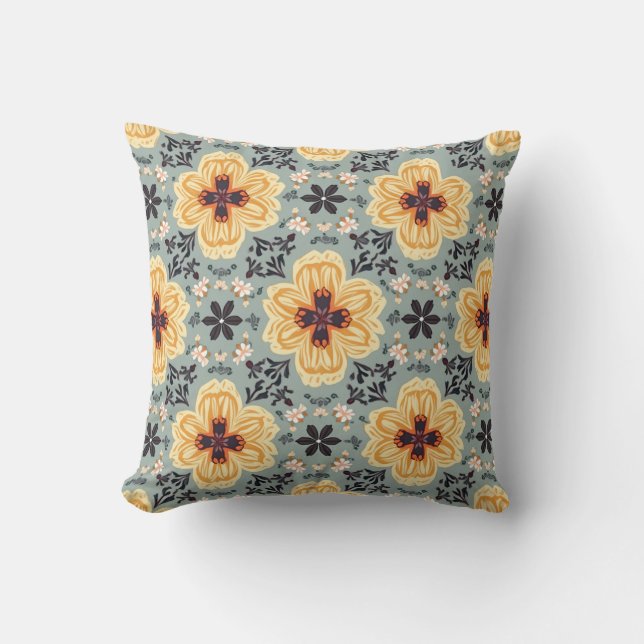 Coussin Motif de fleurs (Recto)