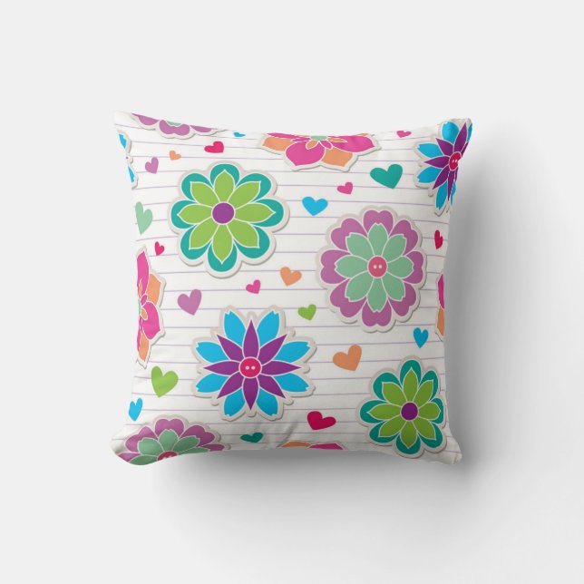 Coussin Motif de fleurs (Recto)