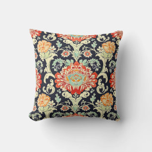 Coussin Motif de fleurs colorées