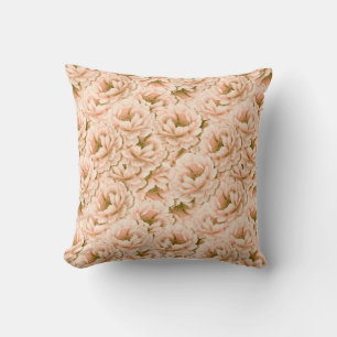 Coussin Motif de fleurs d'aquarelle moderne