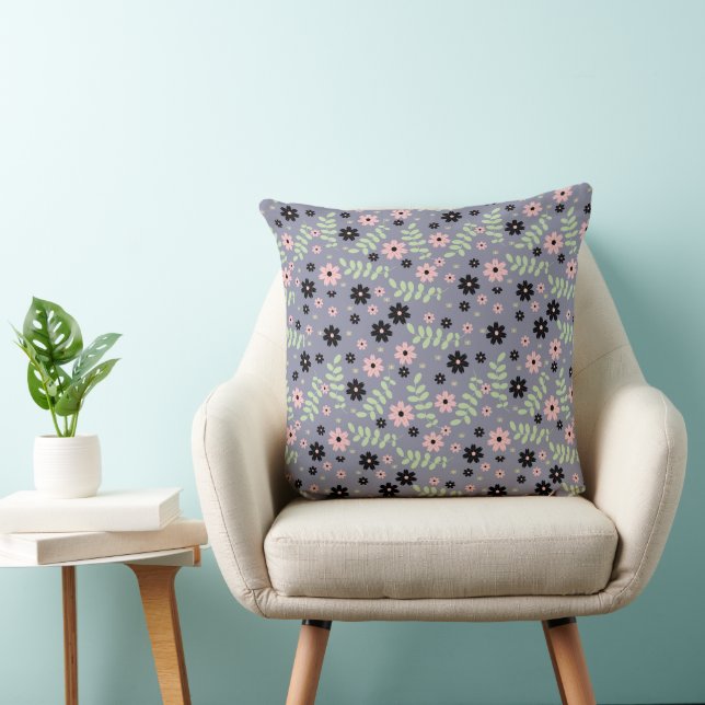 Coussin motif de fleurs de cerisier (Chaise)