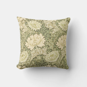 Coussin Motif de fleurs de Chrysanthemum (par William Morr