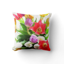 Motif de fleurs de tulipe