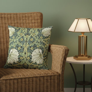 Coussin Motif de fleurs Pimpernel William Morris