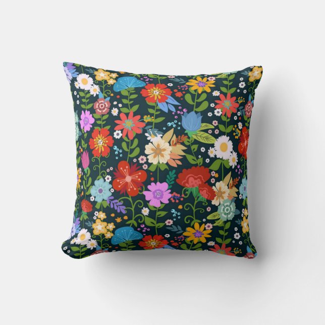 Coussin Motif de fleurs sans soudure Ditsy-13554 (Recto)