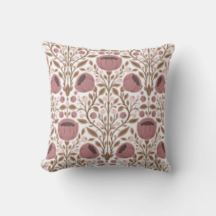 Coussin Motif de fleurs sauvages