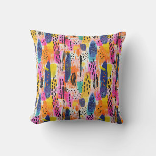 Coussin Motif de formes jouées