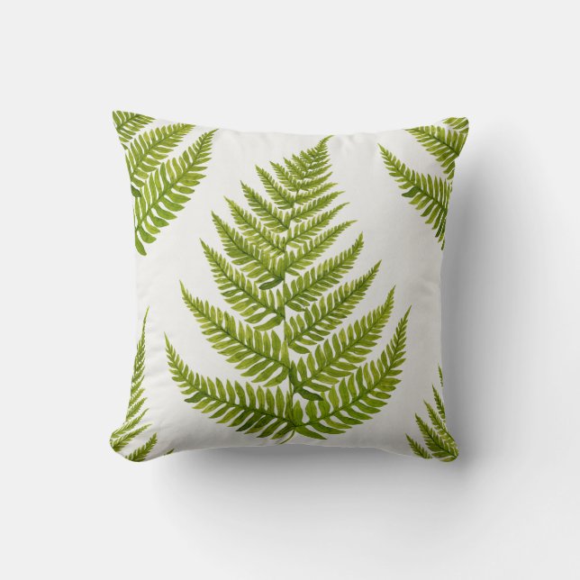 Coussin Motif de fouille aquarelle (Recto)