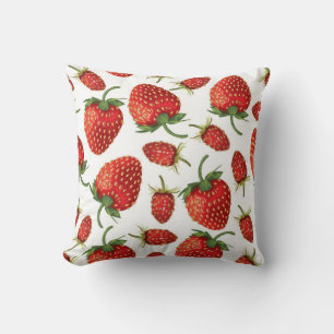 Coussin Motif de fraises