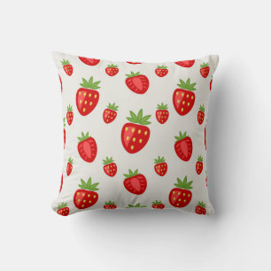 Coussin Motif de fraises