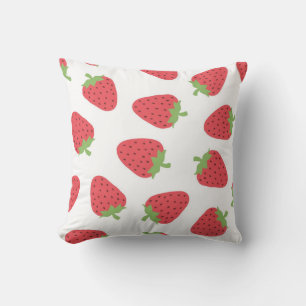 Coussin Motif de fraises