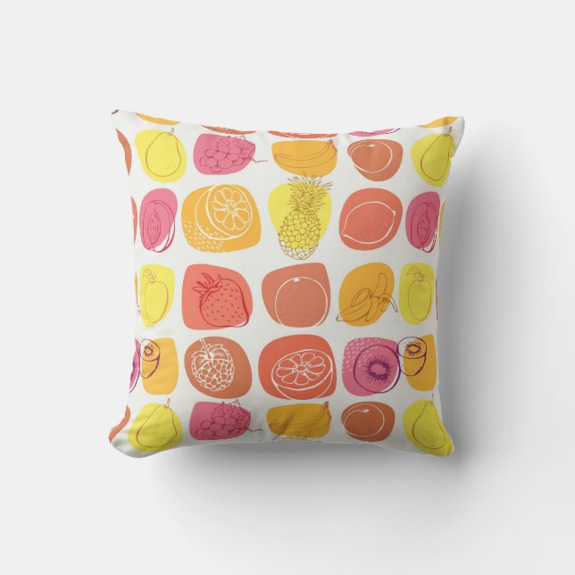 Coussin Motif de fruit (Recto)
