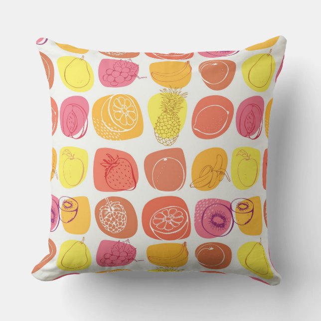 Coussin Motif de fruit (Recto)