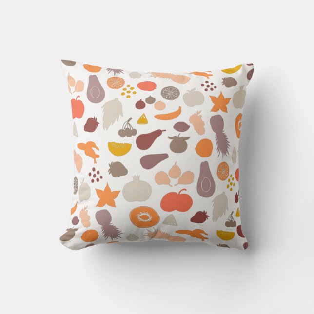 Coussin Motif de fruits (Recto)