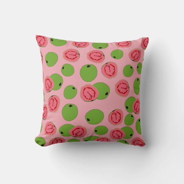 Coussin Motif de fruits de goyave (Recto)