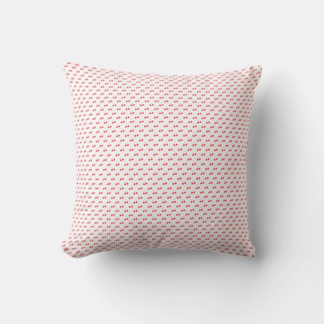 Coussin Motif de fruits rouges cerises (Recto)