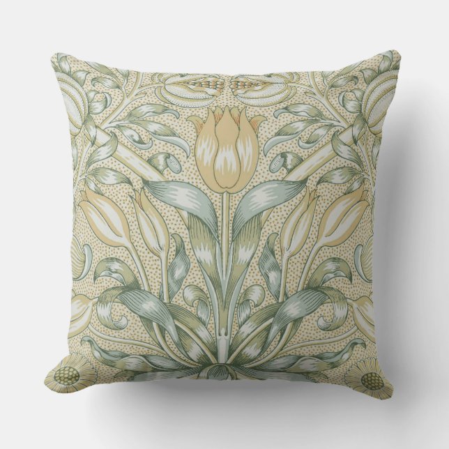 Coussin Motif de grenade antique William Morris Lily (Recto)