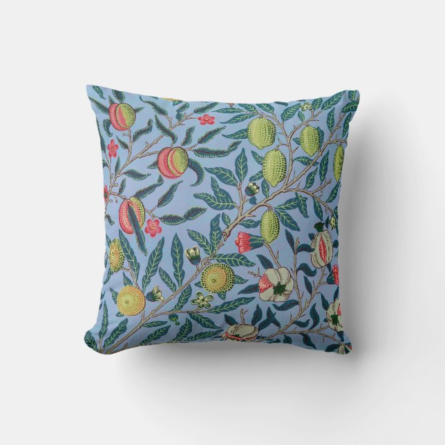 Coussin Motif de grenade par William Morris (Recto)