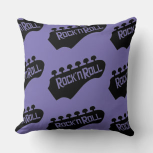 Coussin Motif de guitare rock and Roll