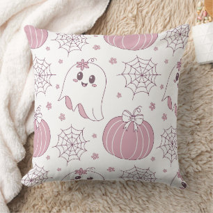Coussin Motif de Halloween pastel goth doux