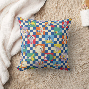 Coussin Motif de jeton couleur LOONEY TUNES™ Checker
