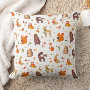 Coussin Motif de jolis animaux sauvages