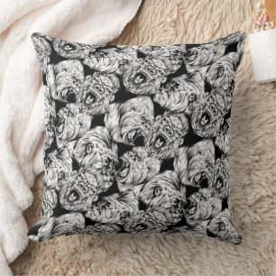 Coussin Motif de jolis animaux sauvages