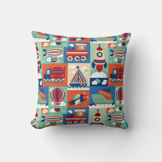Coussin Motif de jouet vintage (Recto)