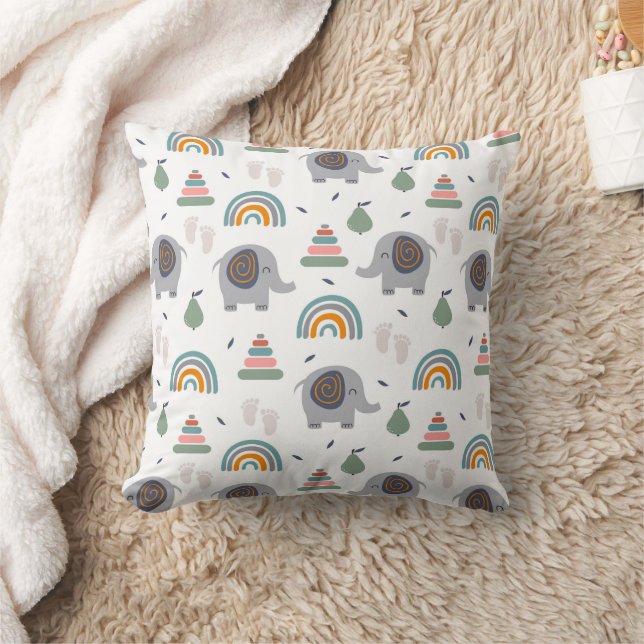 Coussin Motif de jouets pour bébé mou (Couverture)