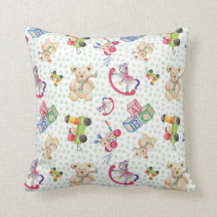 Coussin Motif de jouets pour enfants