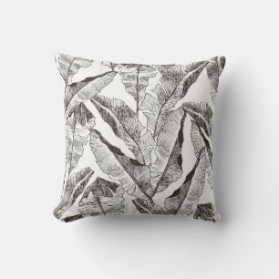 Coussin Motif de jungle tropicale plante sans couture. Pri