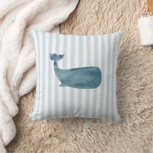 Coussin Motif de la bande nautique de baleine