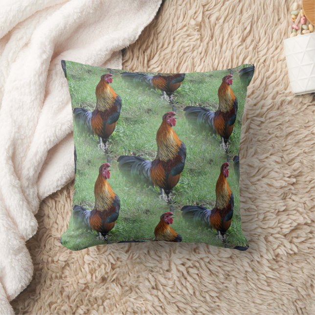Coussin Motif de la nature de Croisière de coq (Couverture)