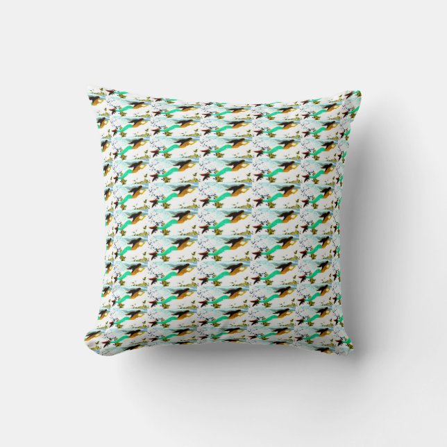 coussin motif de la sirène (Recto)