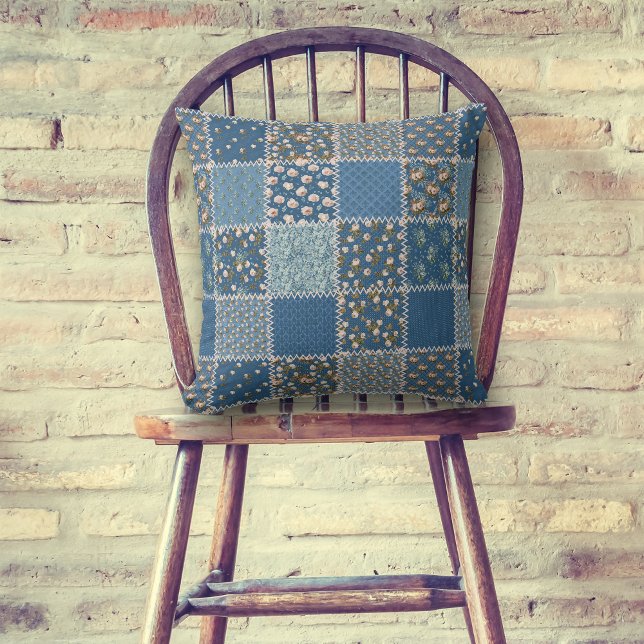 Coussin Motif de la surface de la surface de couverture bl (Créateur téléchargé)