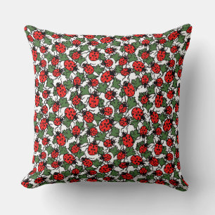 Coussin Motif de Ladybug Art nouveau