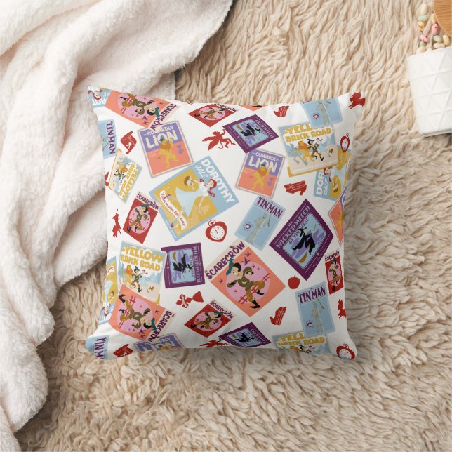 Coussin Motif de lancer avec impression de personnage du M (Couverture)