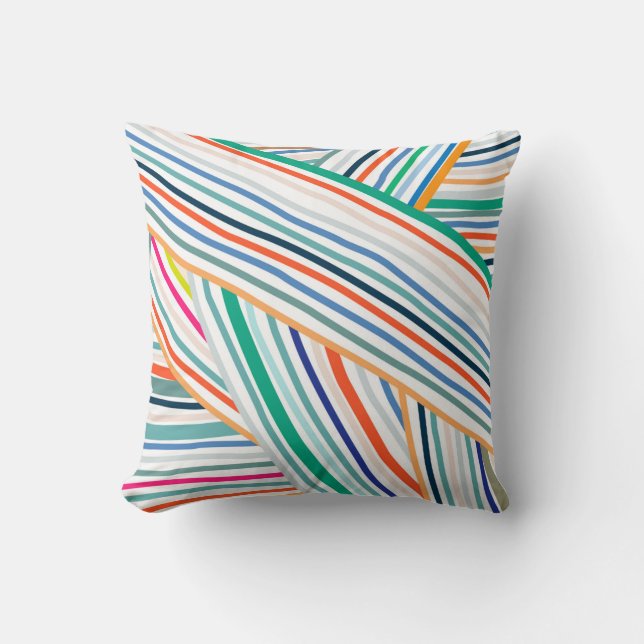 Coussin Motif de ligne (Recto)