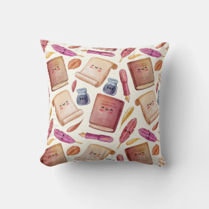 Coussin Motif de livre