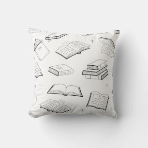 Coussin Motif de livre