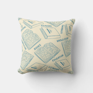 Coussin Motif de livre