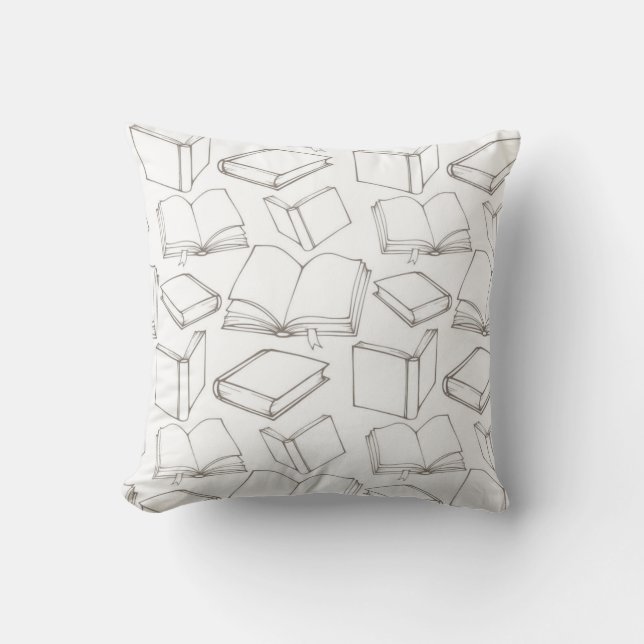 Coussin Motif de livre (Recto)