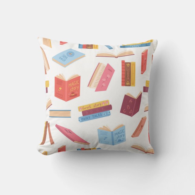 Coussin Motif de livre (Recto)