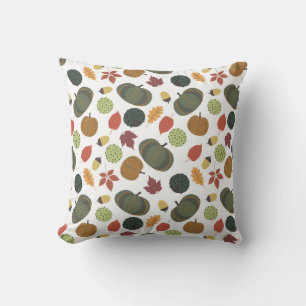 Coussin motif de marionnettes d'automne