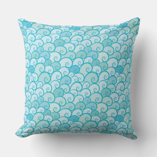 Coussin Motif de mer (Recto)