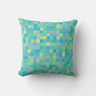 Coussin Motif de mosaïque élégante et tendance