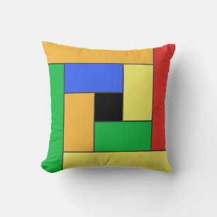 Coussin Motif de mosaïque géométrique pour l'oreiller
